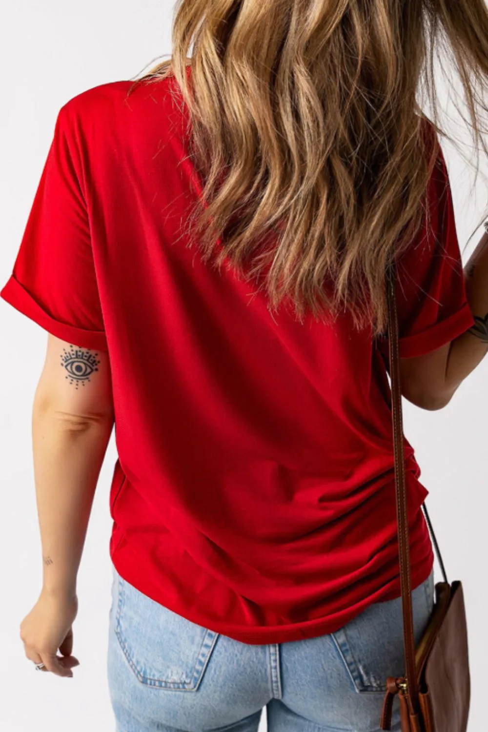 USA American Flag Crewneck T Shirt, image 6