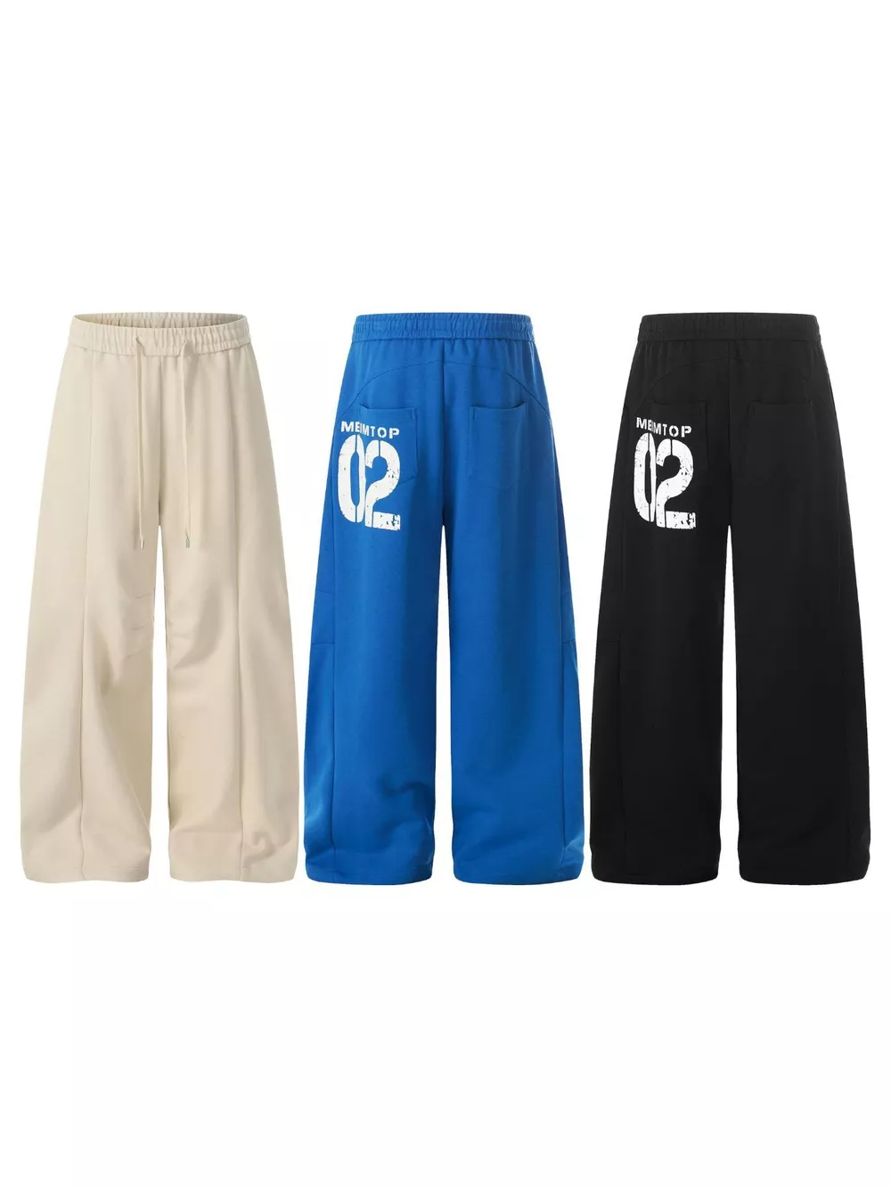 Men's Wide-Leg Streetwear Sweatpants, image 9