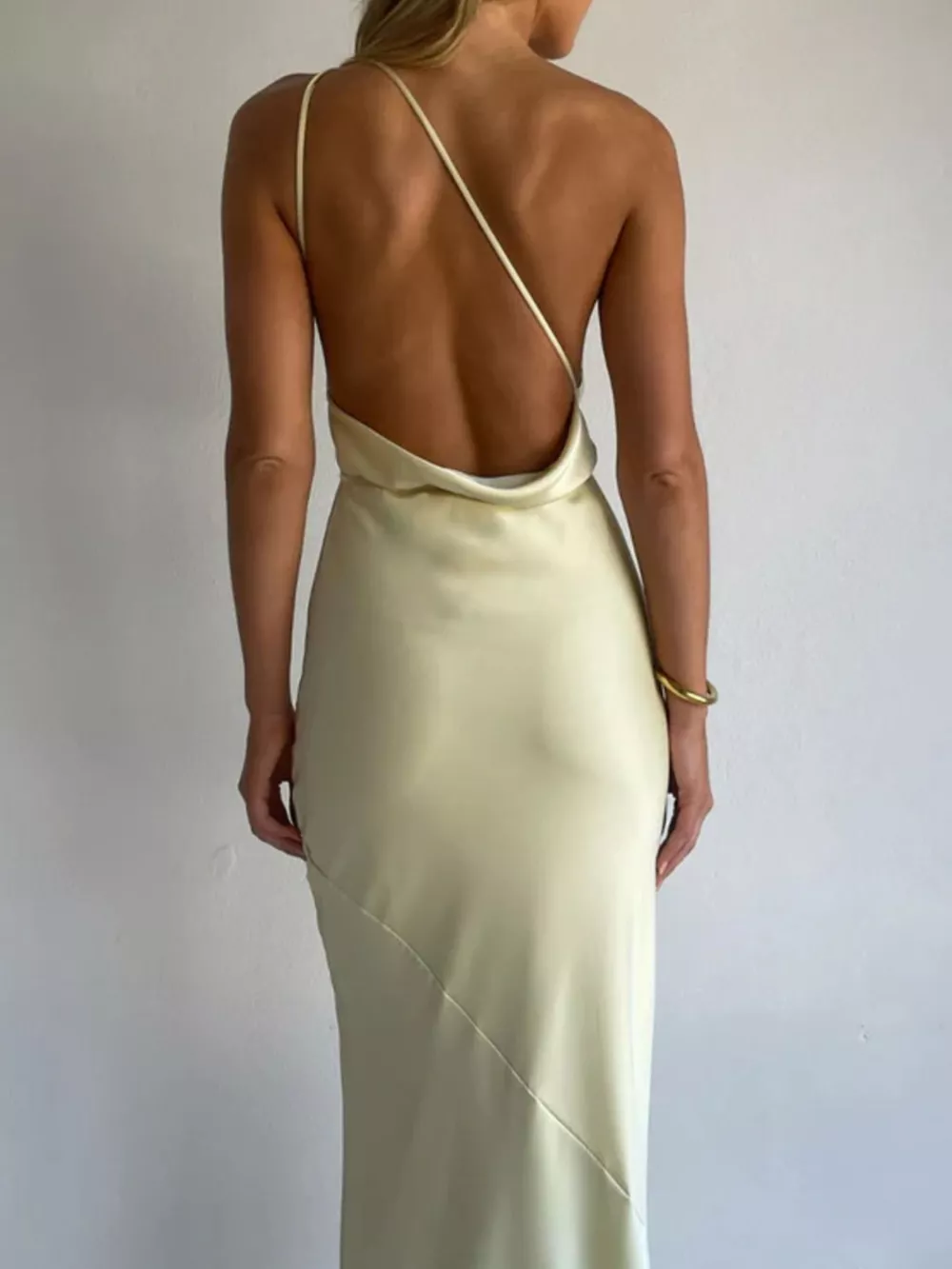 Halter Neck Satin Maxi Dress, image 27