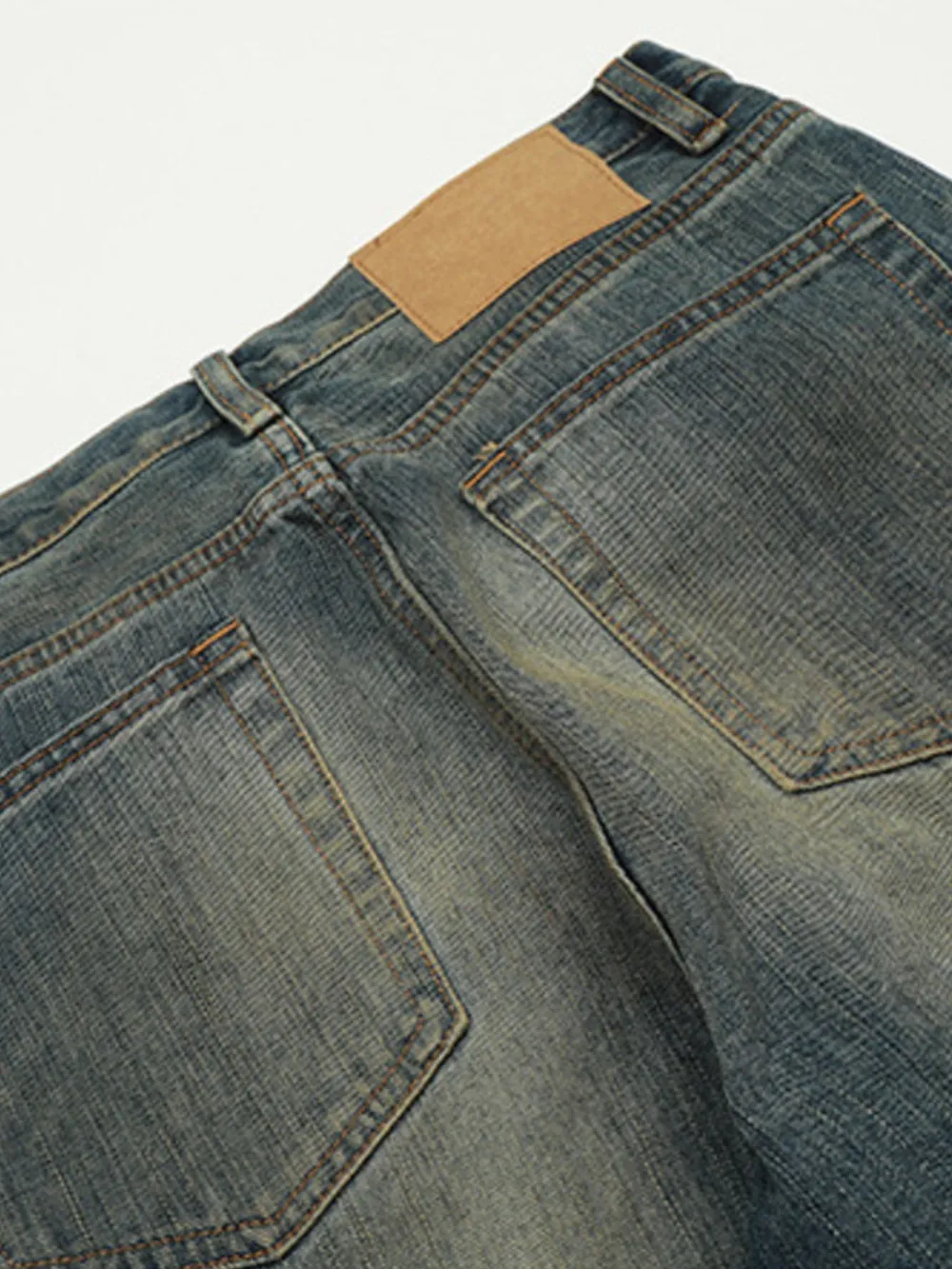 Men's Wash Straight Leg Jeans, image 7