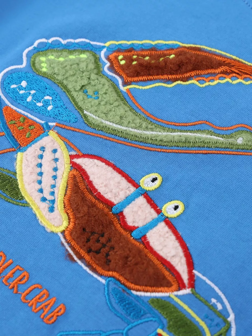 Children's Crab Embroidered T-Shirt and Shorts Set, image 4