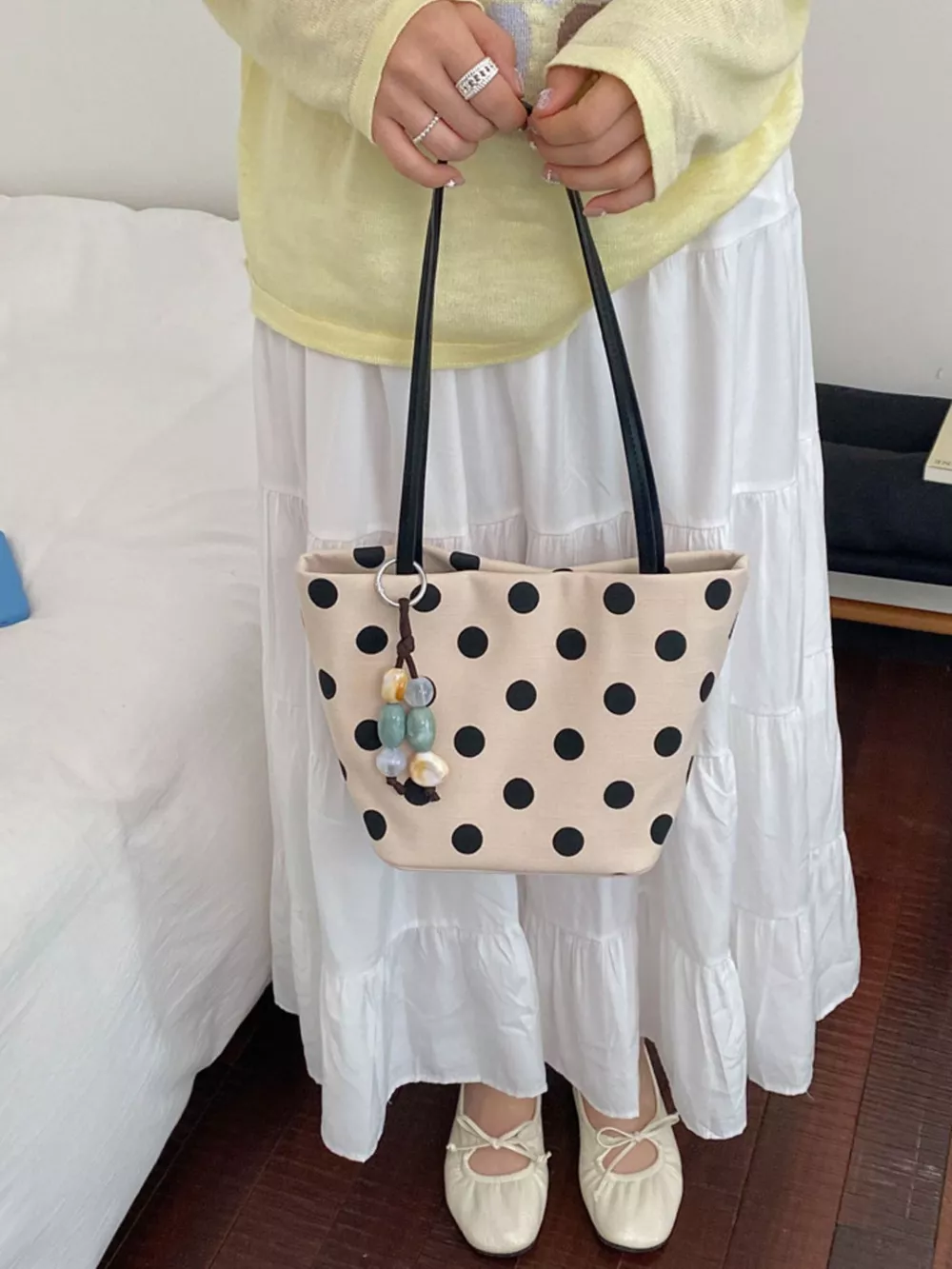 Polka Dot Shoulder Bag, image 7