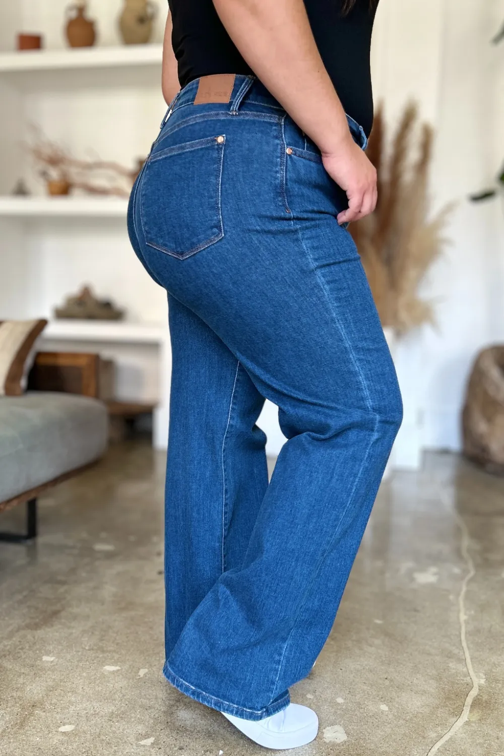 Full Size High Rise Straight Jeans, image 12