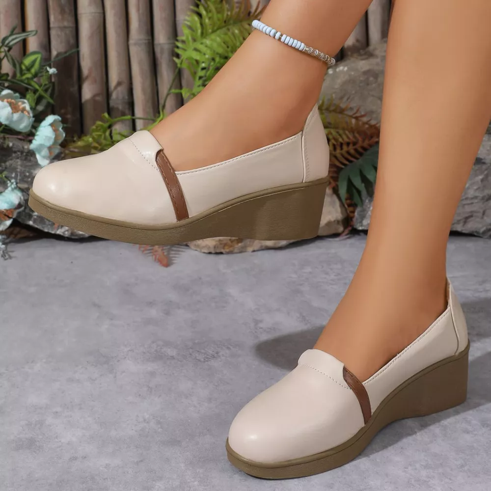 Comfortable Slip-Ons with Wedge Heel, image 2