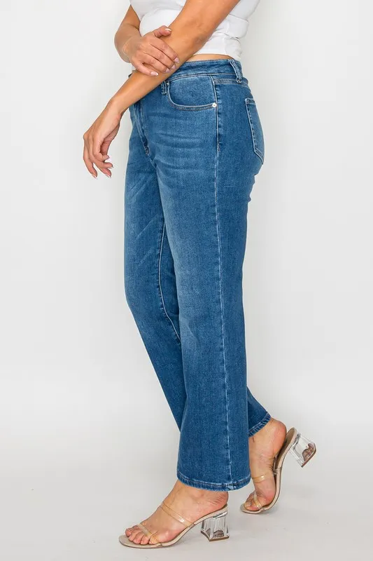 Full Size Cat's Whiskers Mid Rise Ankle Jeans, image 15