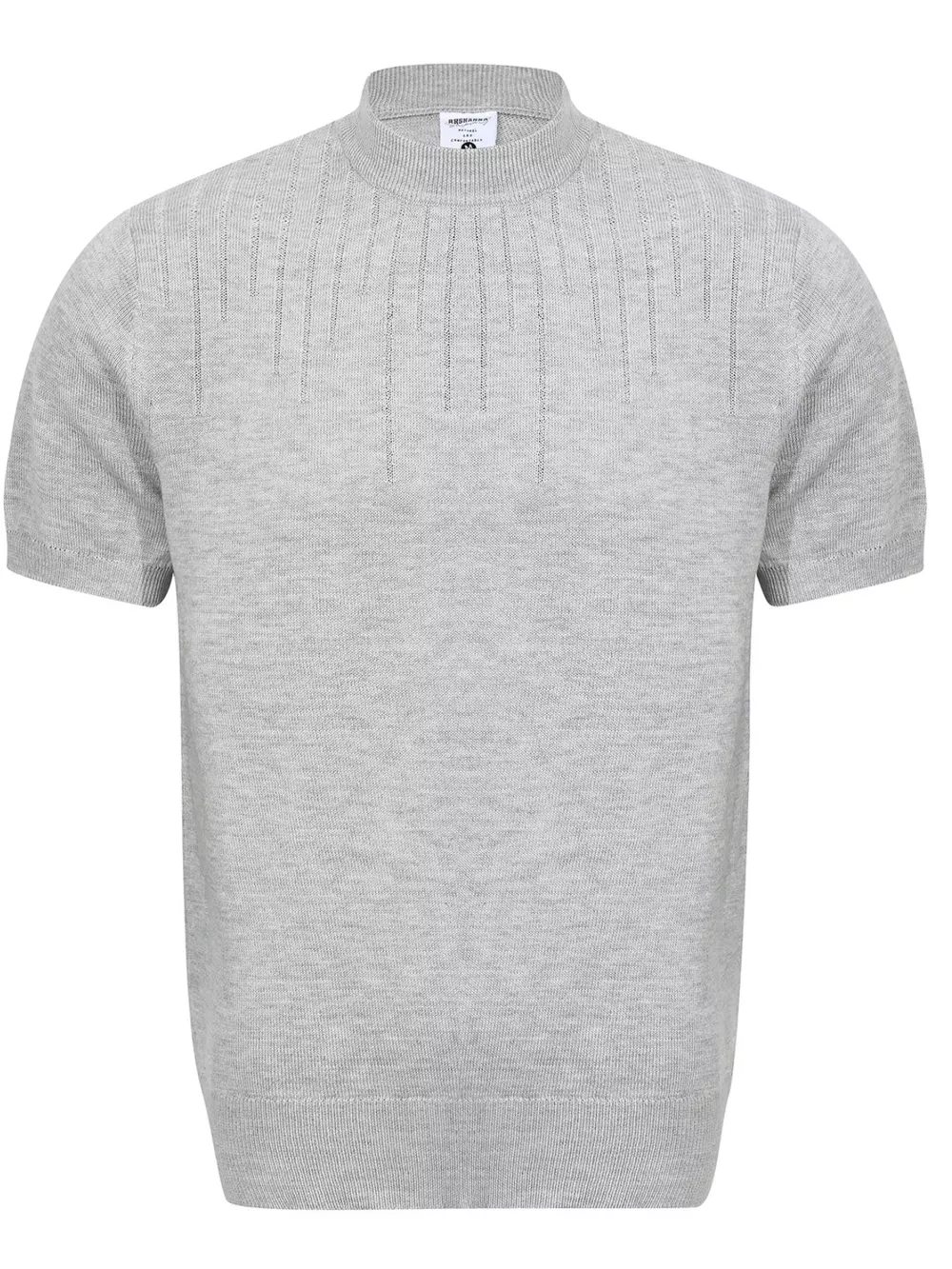 Men's Mock Neck Short Sleeve Knit Top, image 12