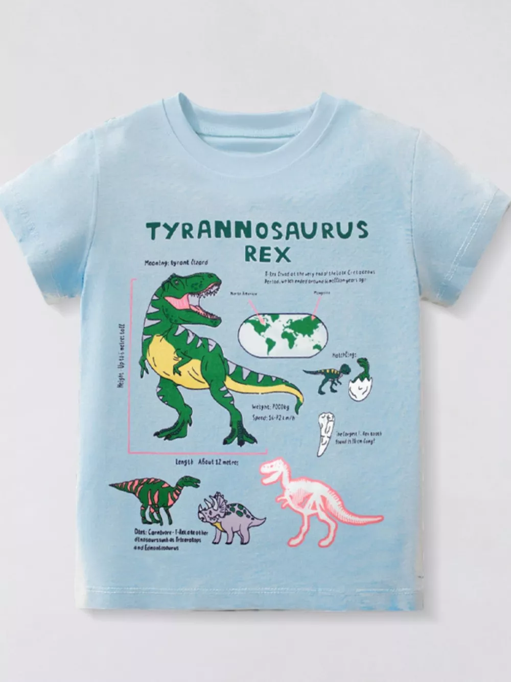 Children's Graphic Round Neck T-Shirt, image 4