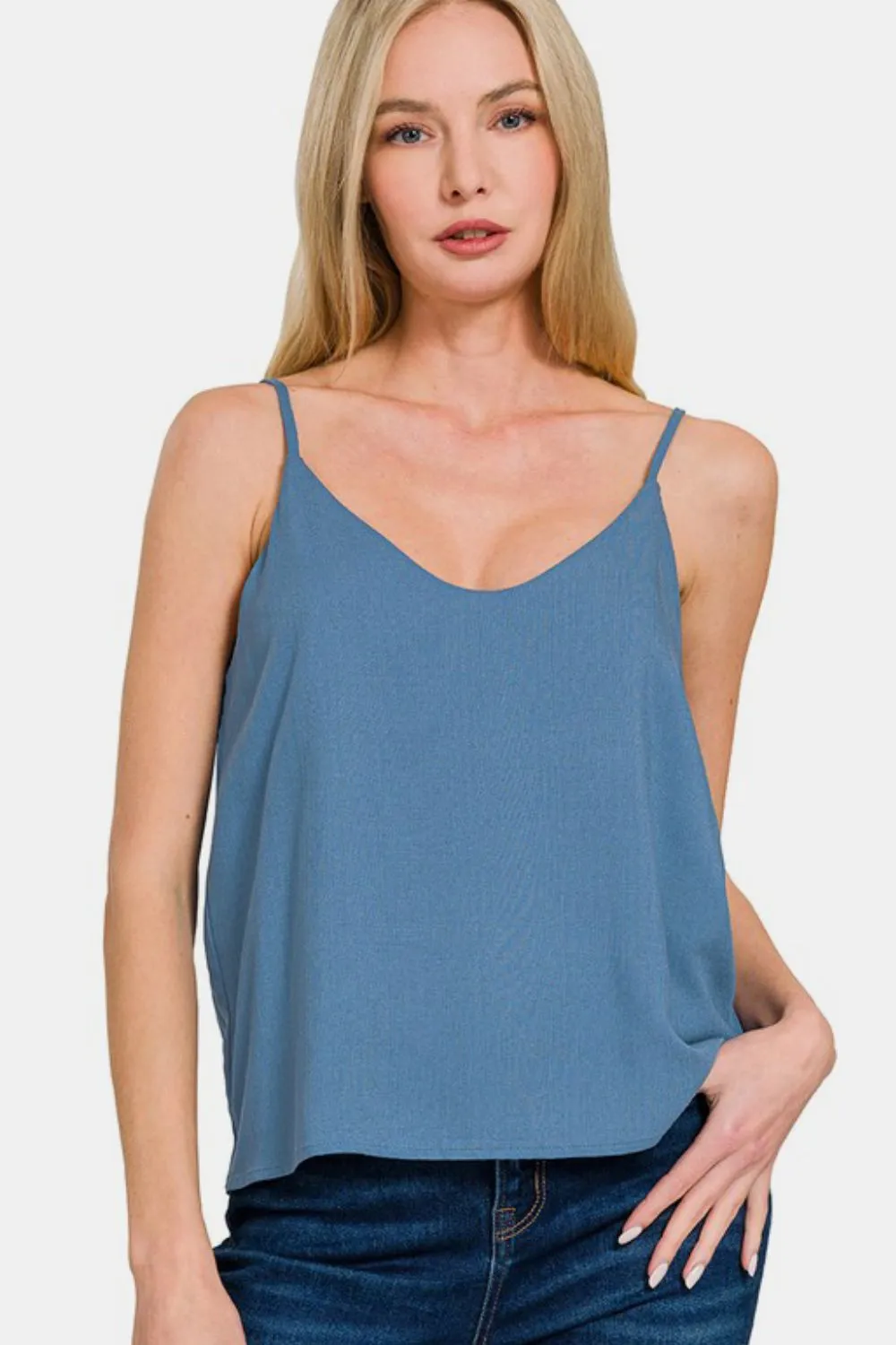 Two Layered Spaghetti Strap Cami