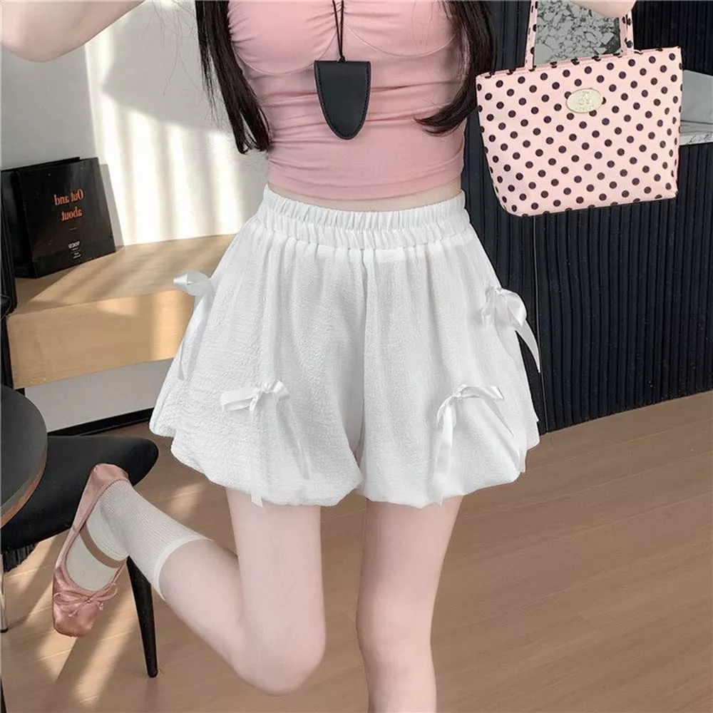 Bowknot High Waist Bubble Skirt, image 9