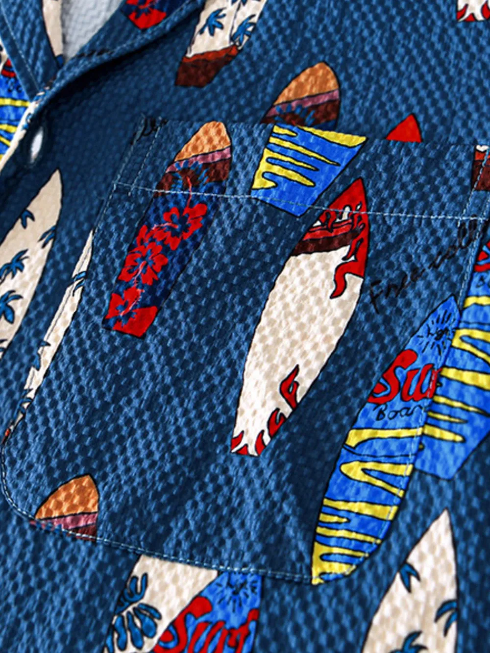 Men's Printed Button Up Short Sleeve Shirt, image 5