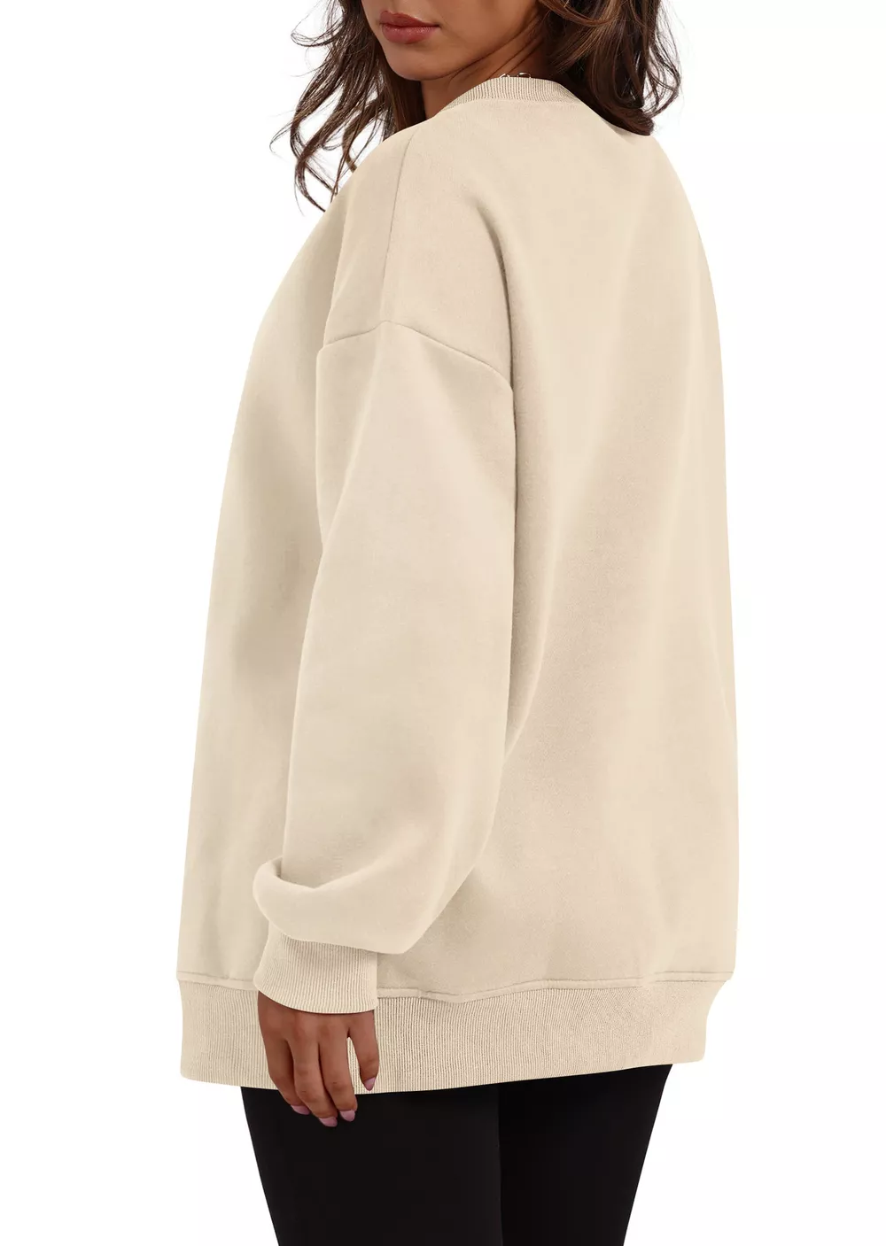 Casual Solid Color Long Sleeve Sweatshirt, image 23