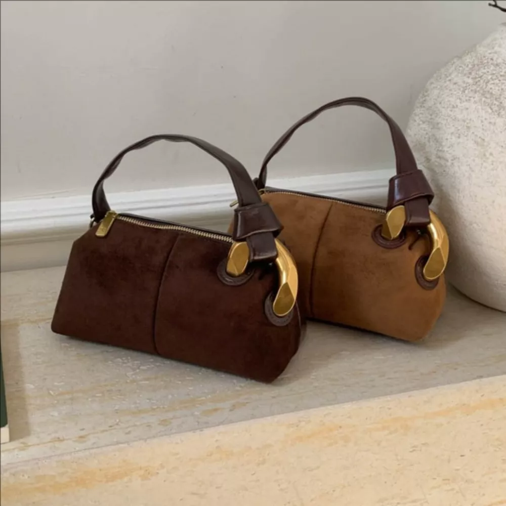 Suede Mini Crossbody Bag, image 3