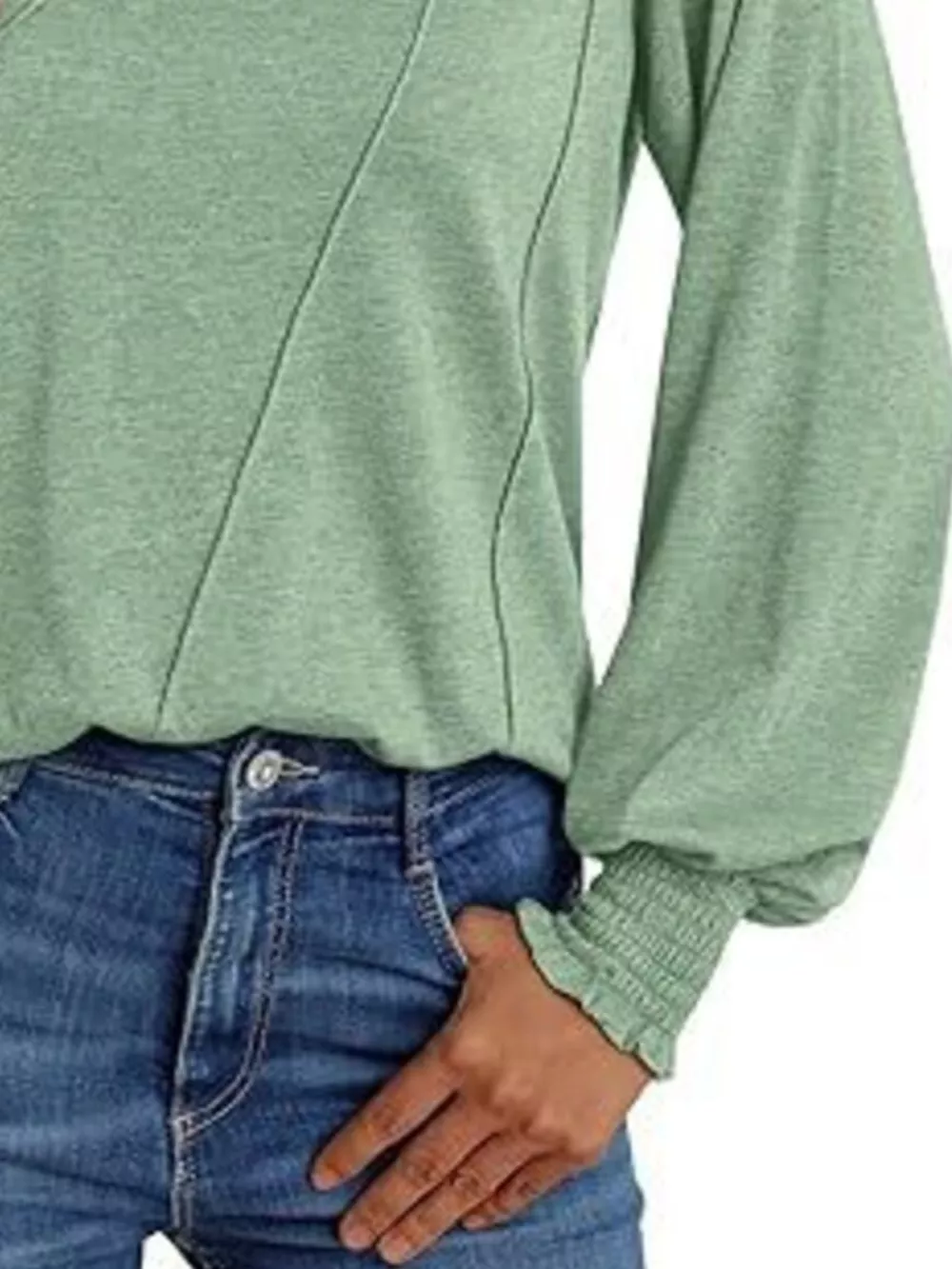 Round Neck Long Sleeve Top, image 18