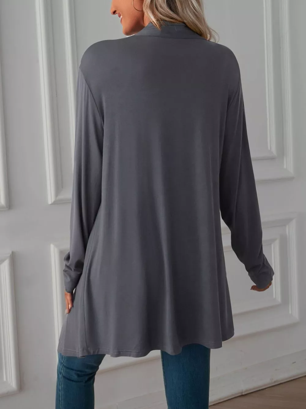 Lightweight Open Front Cardigan, image 10