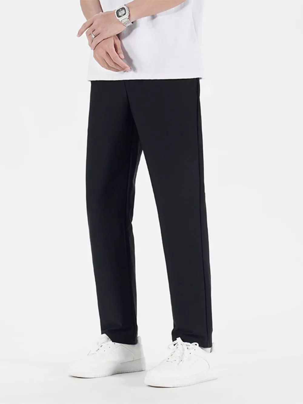 Men's Plus Size Casual Loose Fit Pants, image 7