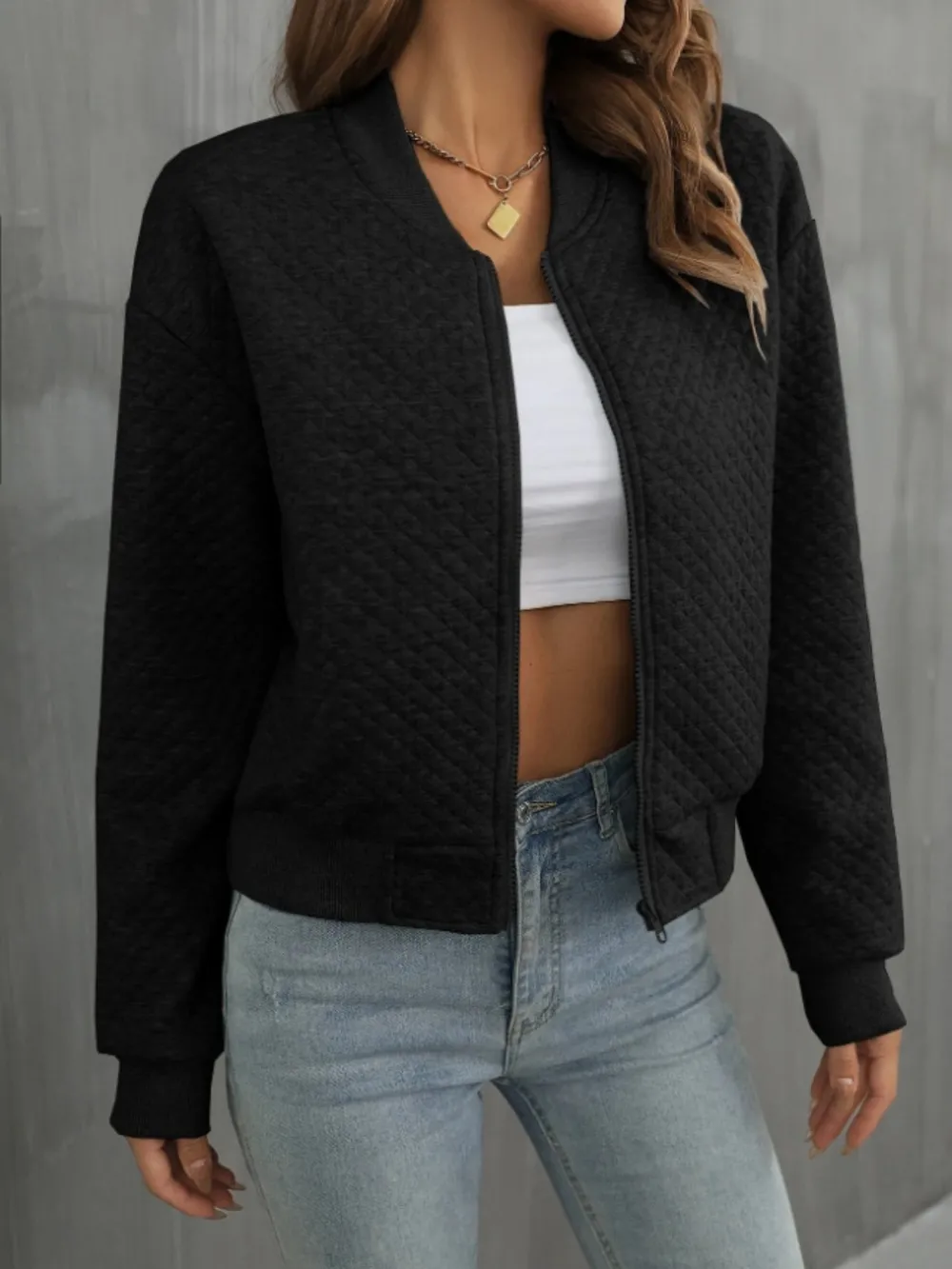 Zip Up Long Sleeve Jacket, image 22