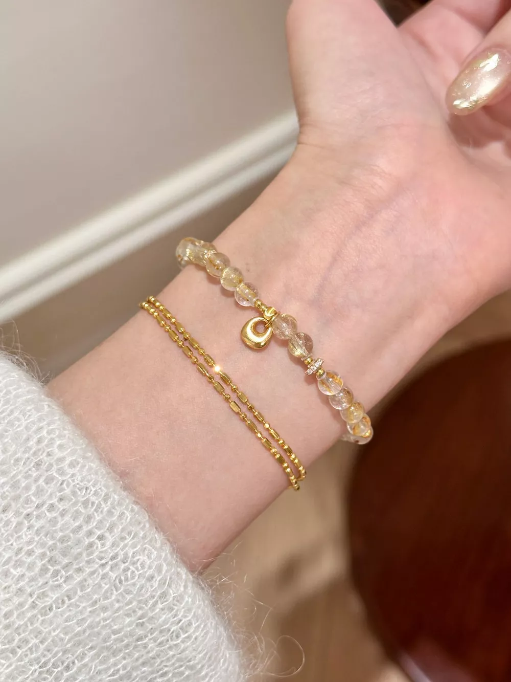 Beaded Bracelet with Charm, image 5