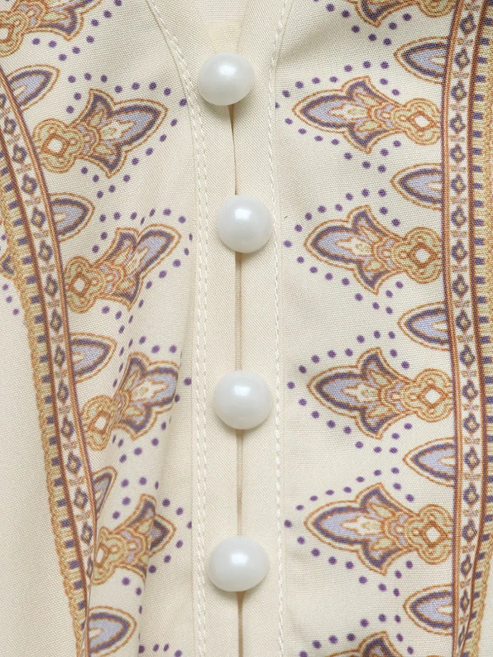 Printed Tie Waist Long Sleeve Dress, image 12