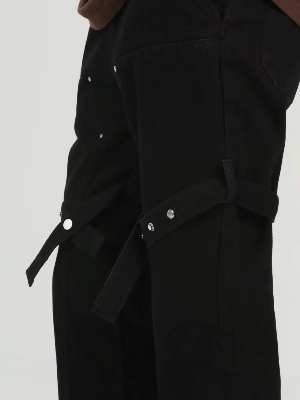 Men's Plus Size Studded Cargo Pants, image 4