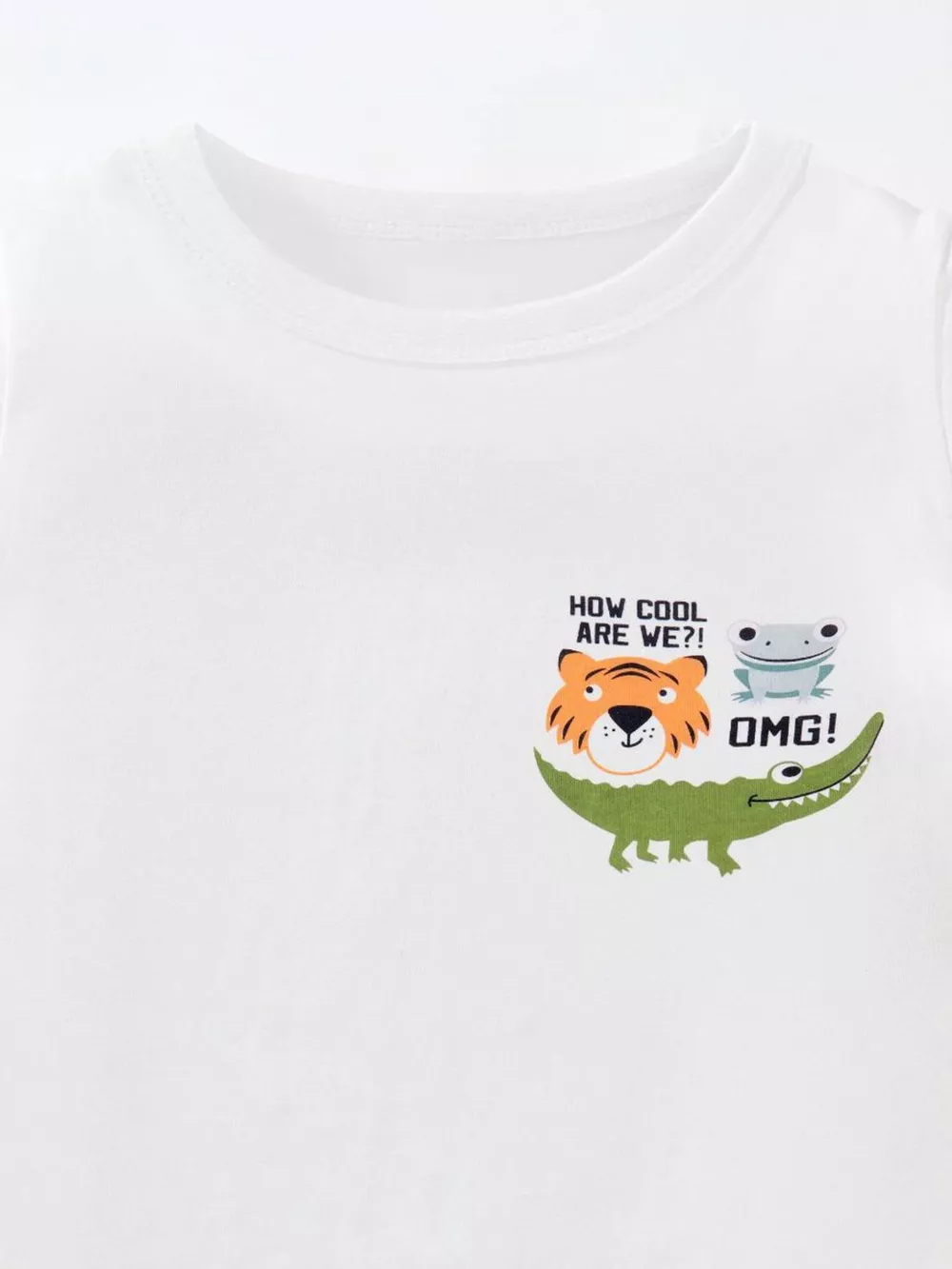 Children's Cartoon Animal Graphic Short Sleeve Tee, image 2