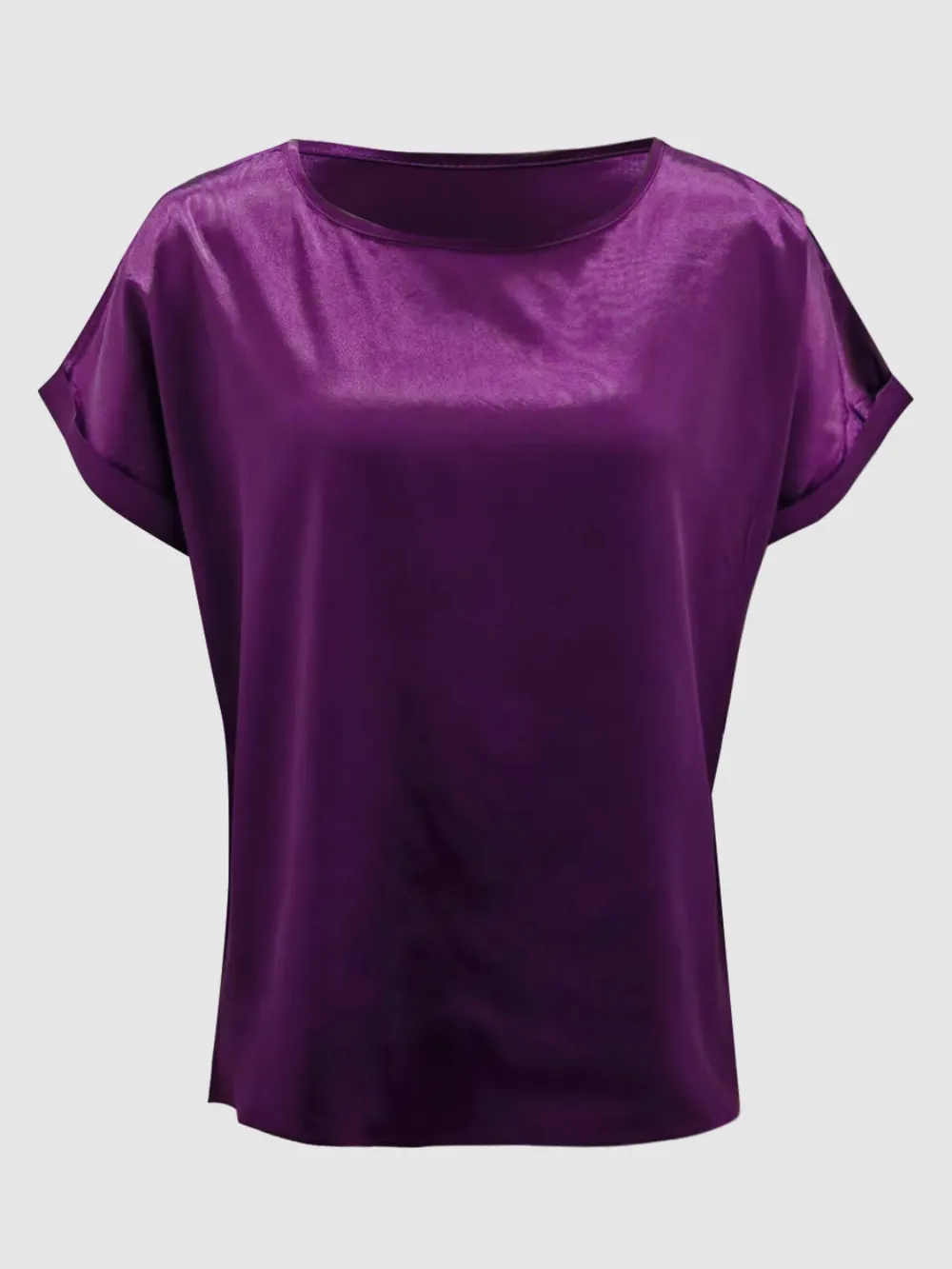 Round Neck Short Sleeve T-Shirt, image 3