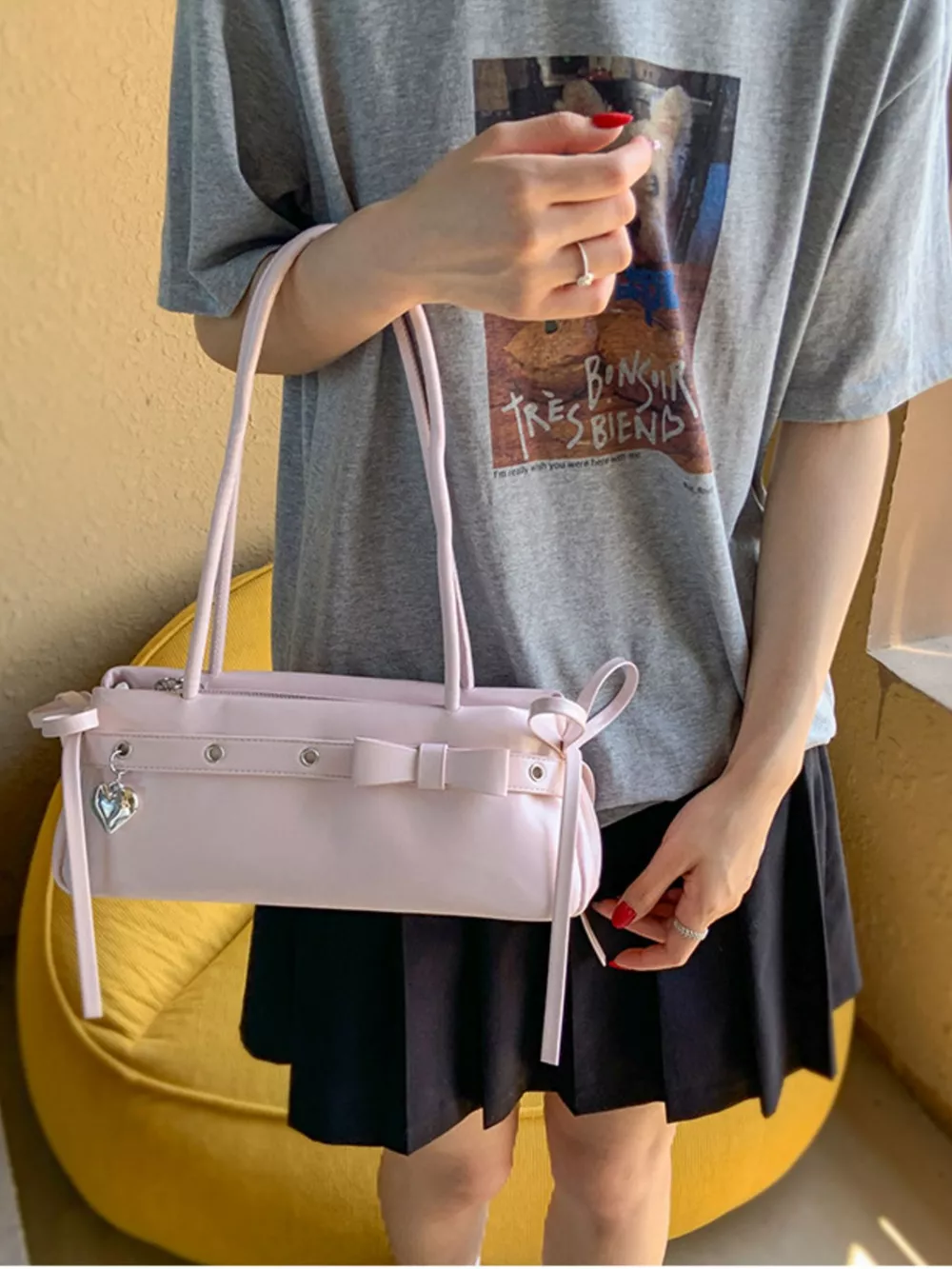 PU Leather Shoulder Bag, image 7