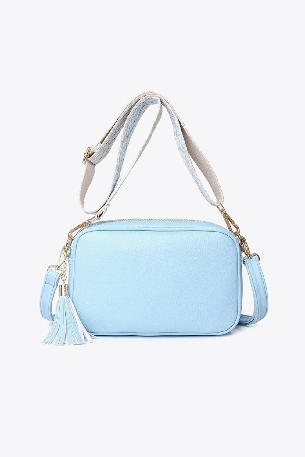 PU Leather Tassel Crossbody Bag, image 22
