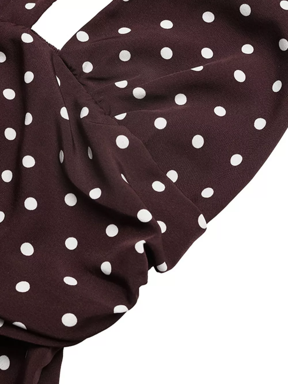 Halter Neck Polka Dot Maxi Dress, image 10