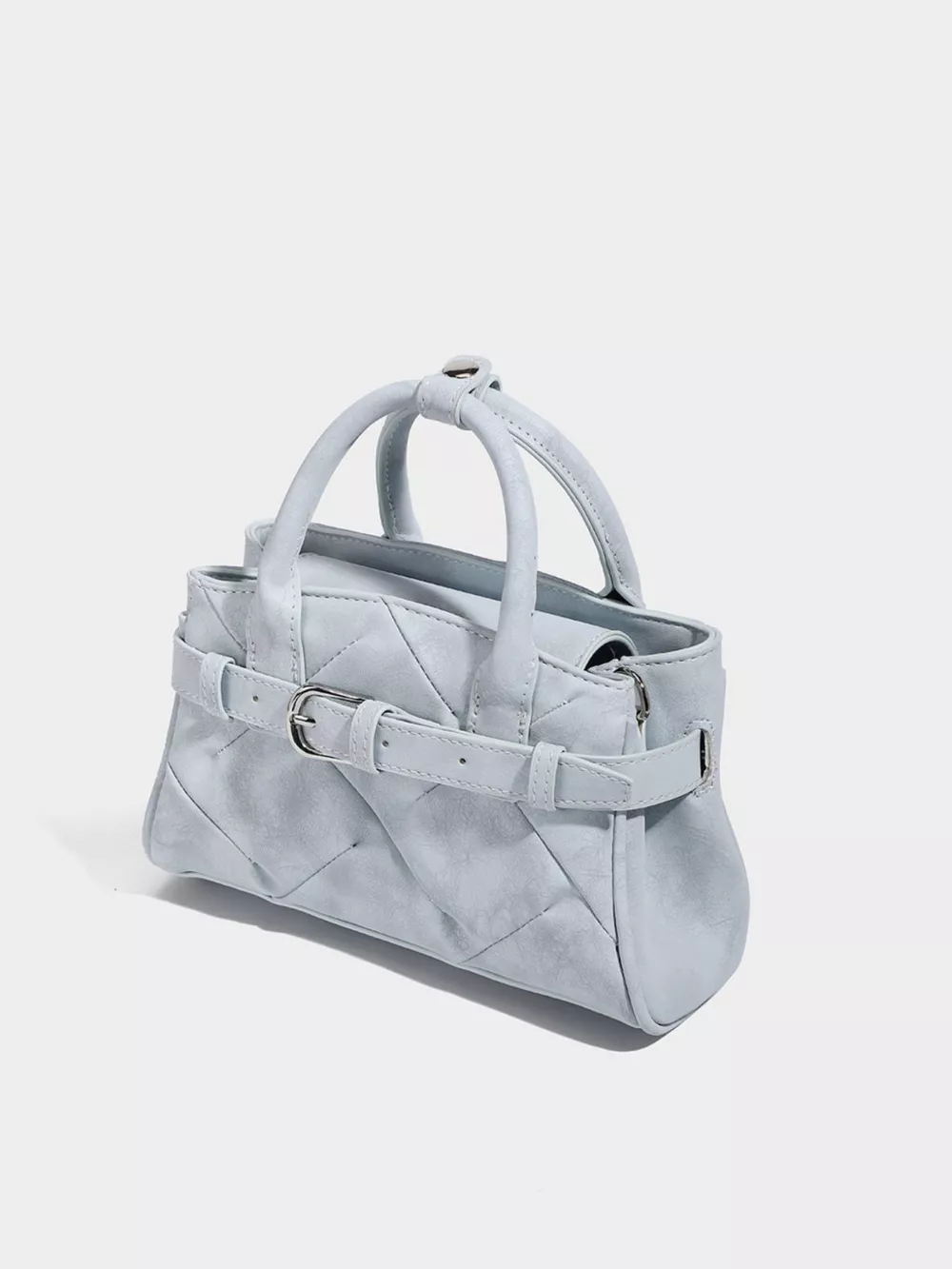 Quilted Buckle Accent Crossbody Bag, image 2