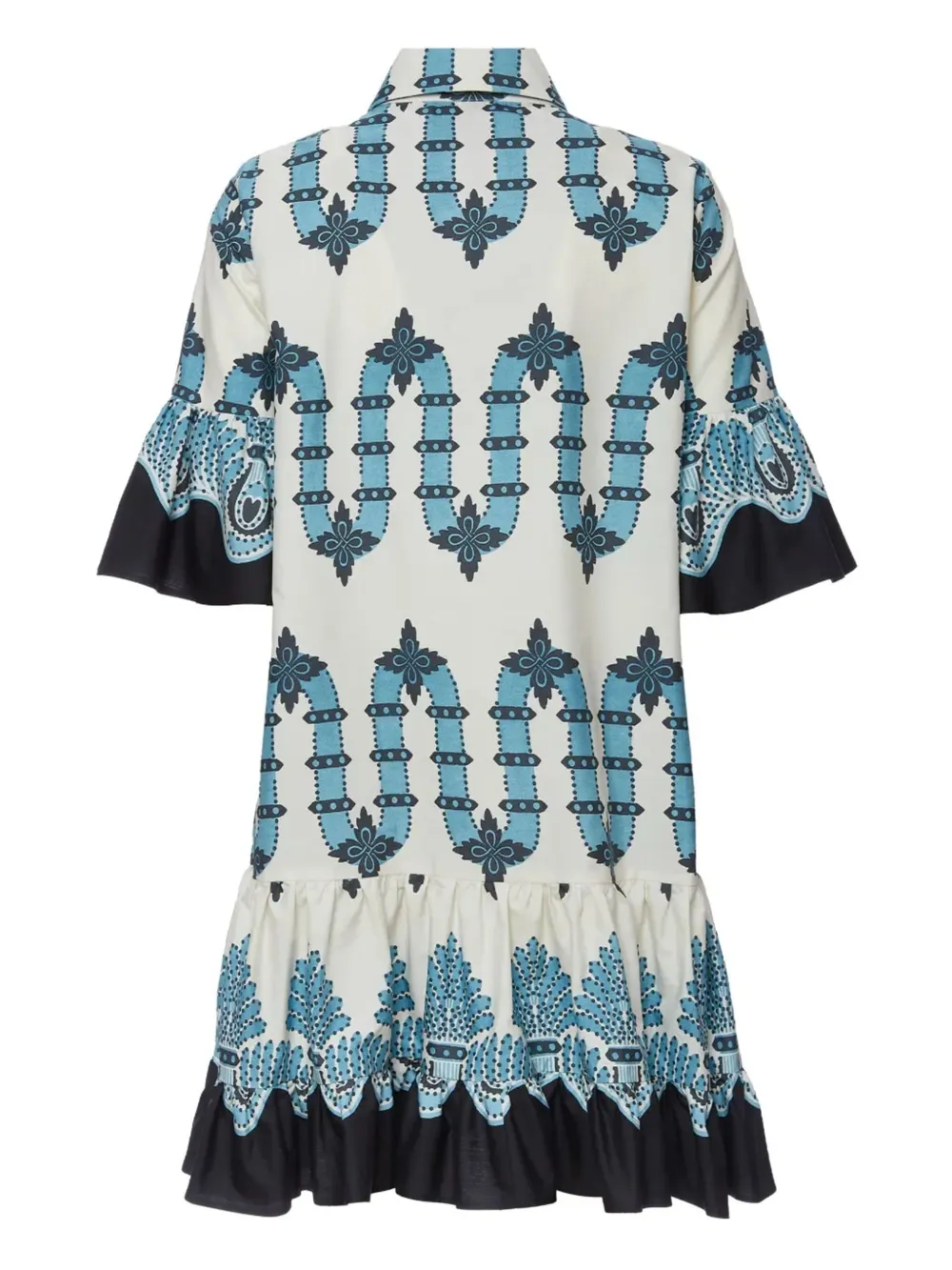 Floral Print Ruffle Sleeve Mini Dress, image 18