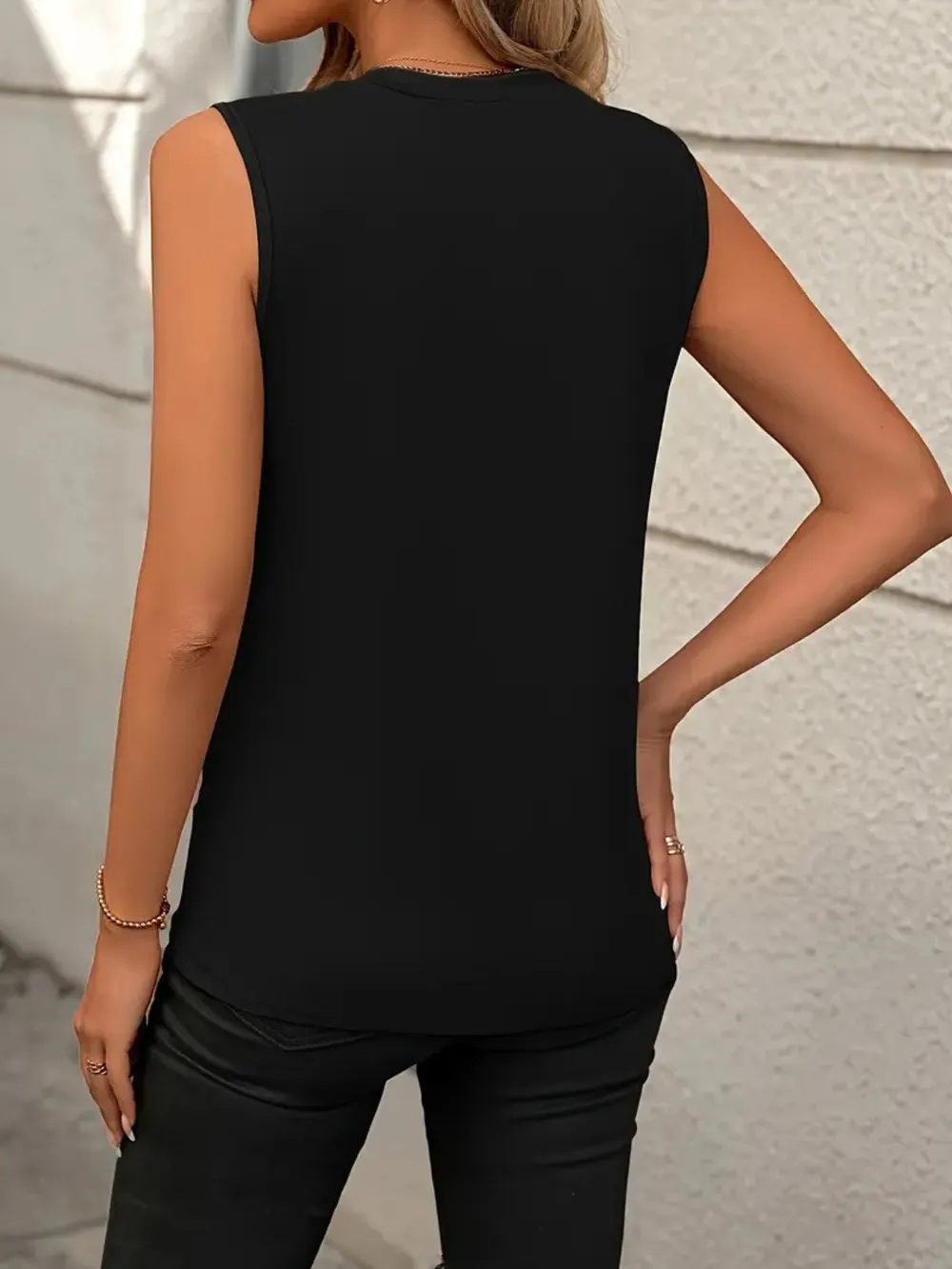 Round Neck Sleeveless Tank, image 6