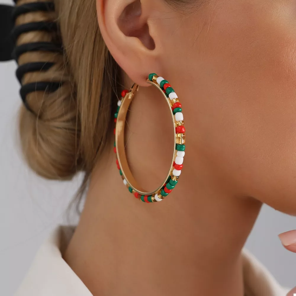 18K Gold-Plated Hoop Earrings, image 3