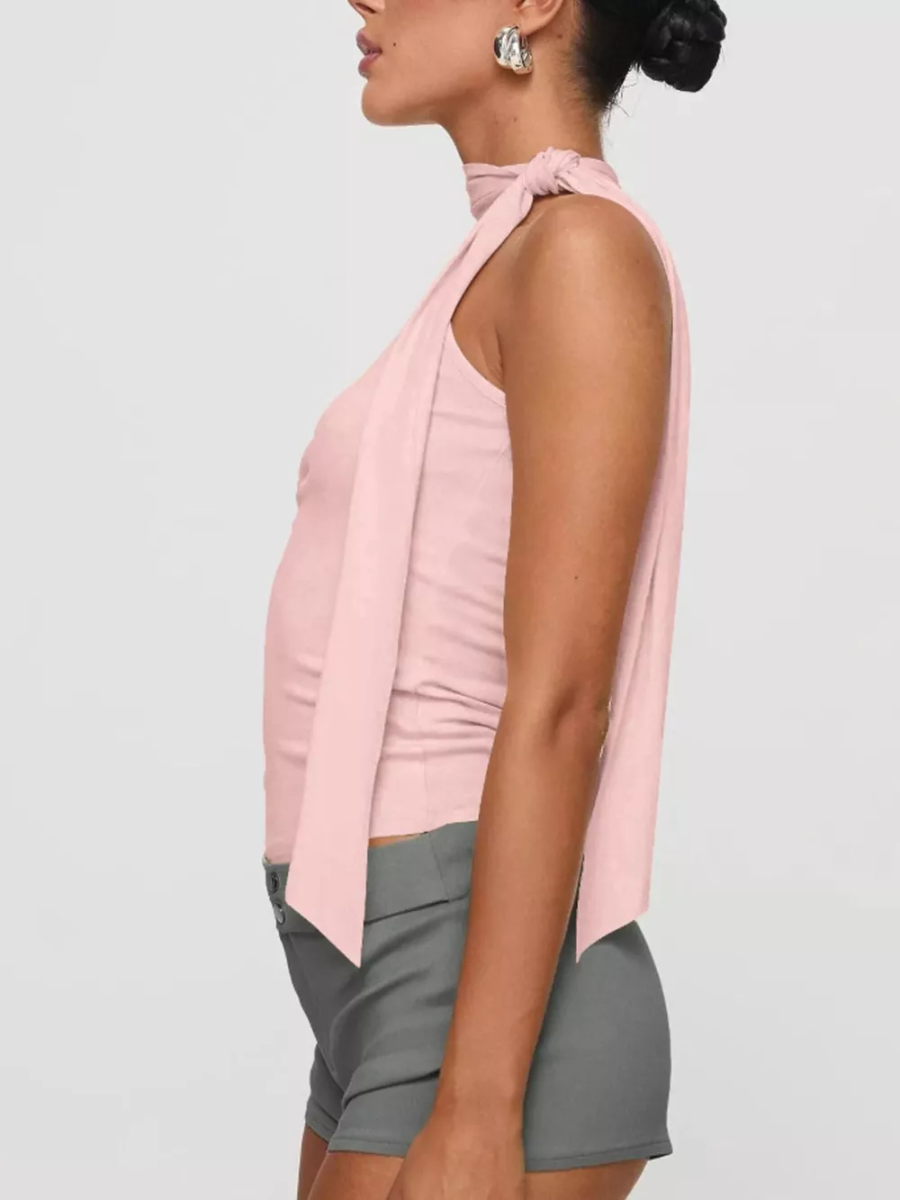 Halter Neck Ruched Top, image 4