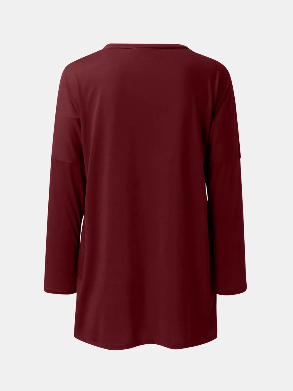 Full Size Round Neck Long Sleeve T-Shirt, image 7