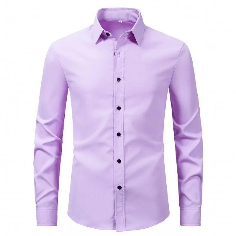 Men's Plus Size Button Up Long Sleeve Shirt, image 5