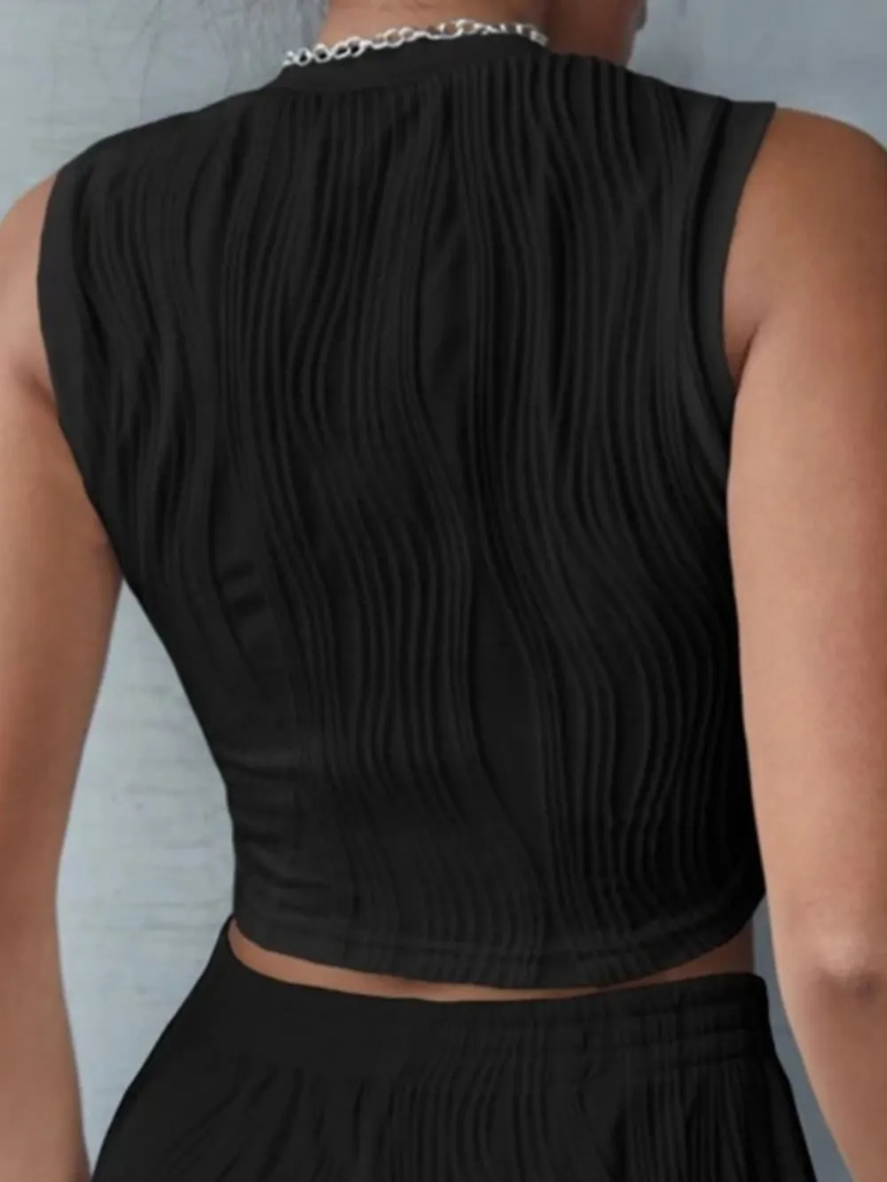 Round Neck Cropped Tank, image 6