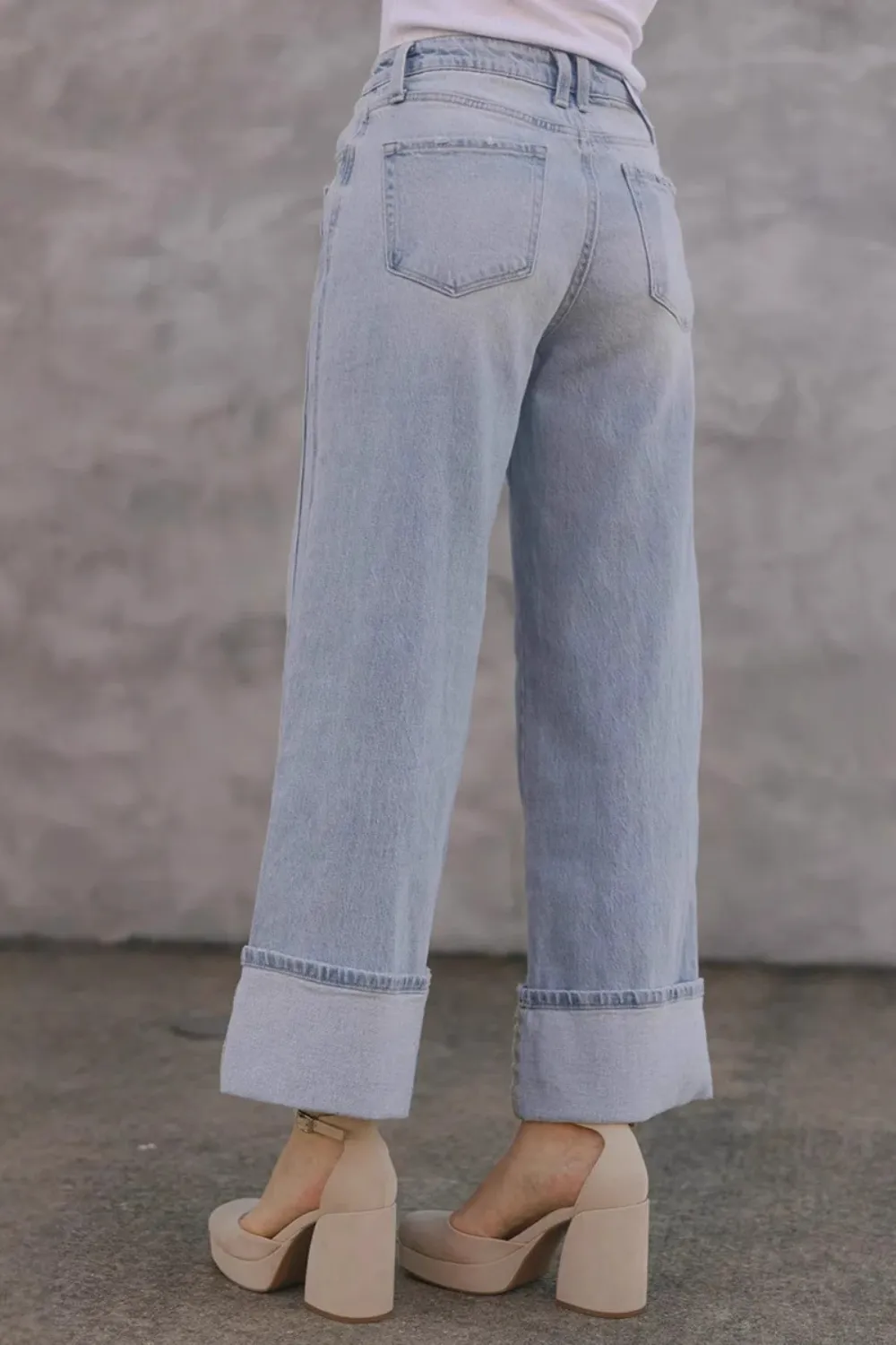 Straight Leg Jeans with Pockets, image 6