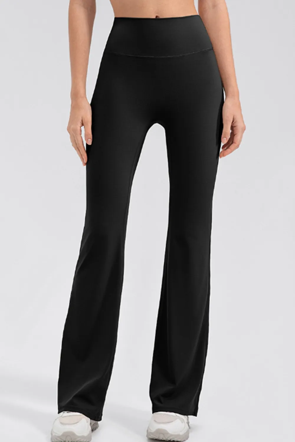 Wide Waistband High Waist Bootcut Active Leggings