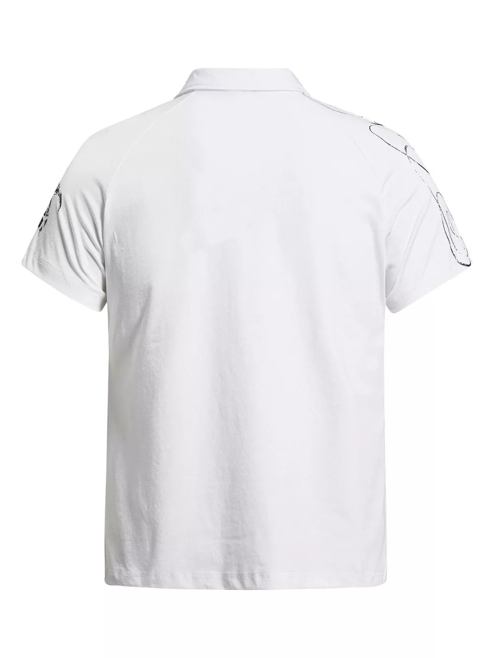 Men's Letter Short Sleeve Polo, image 3