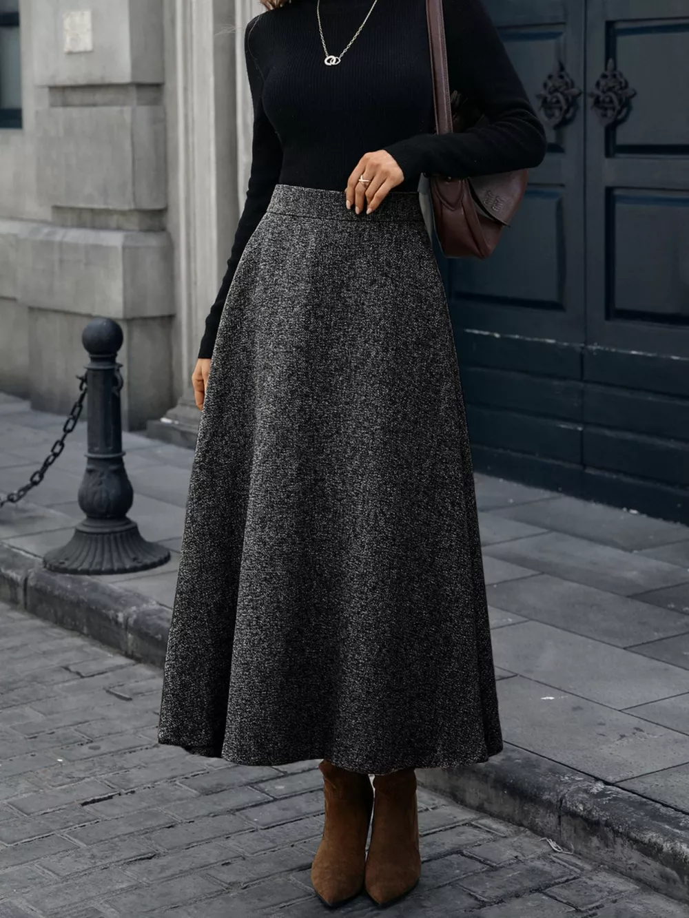 A-Line Midi Skirt, image 16