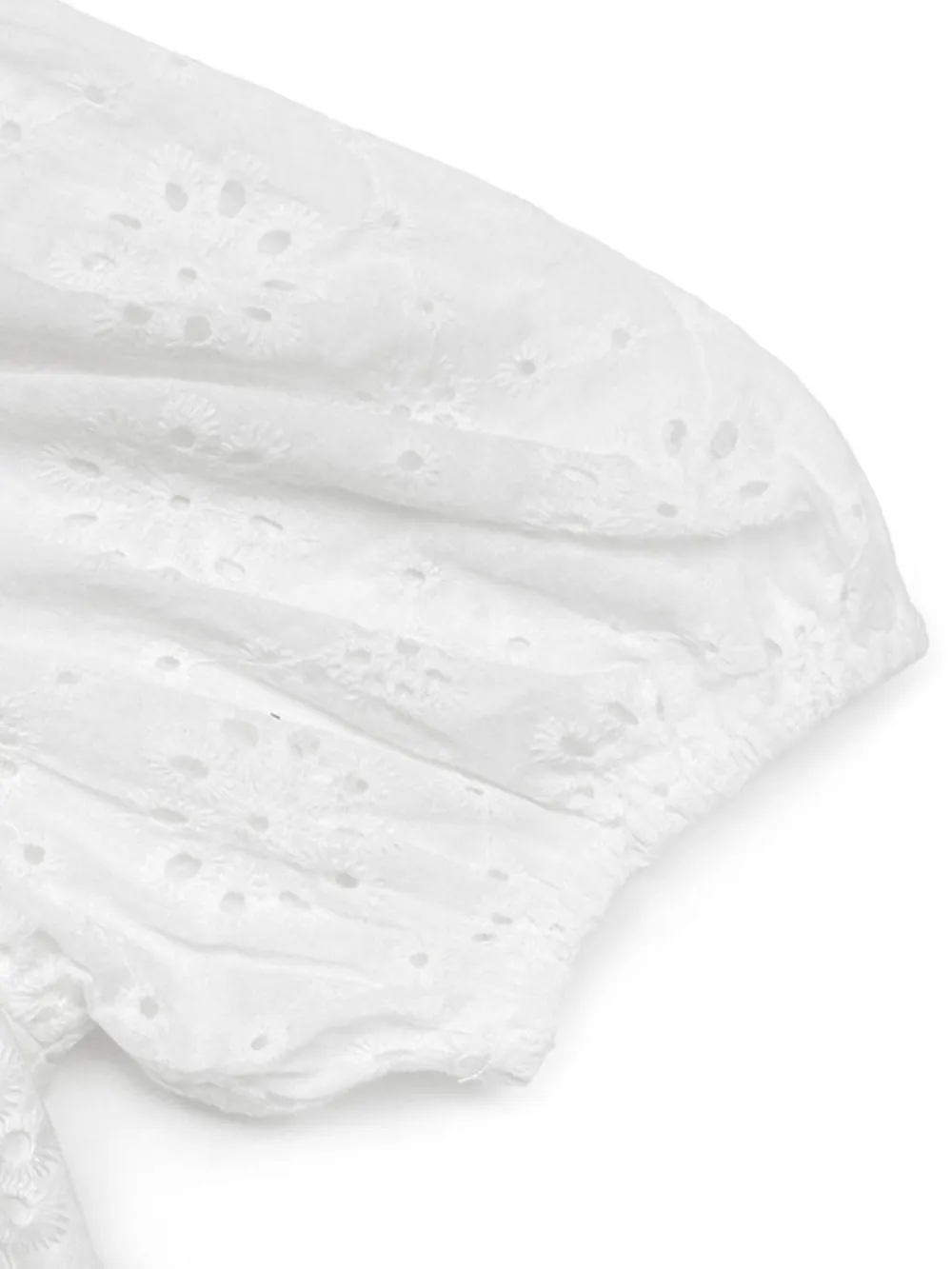 Tied Eyelet Short Sleeve Bodysuit, image 5