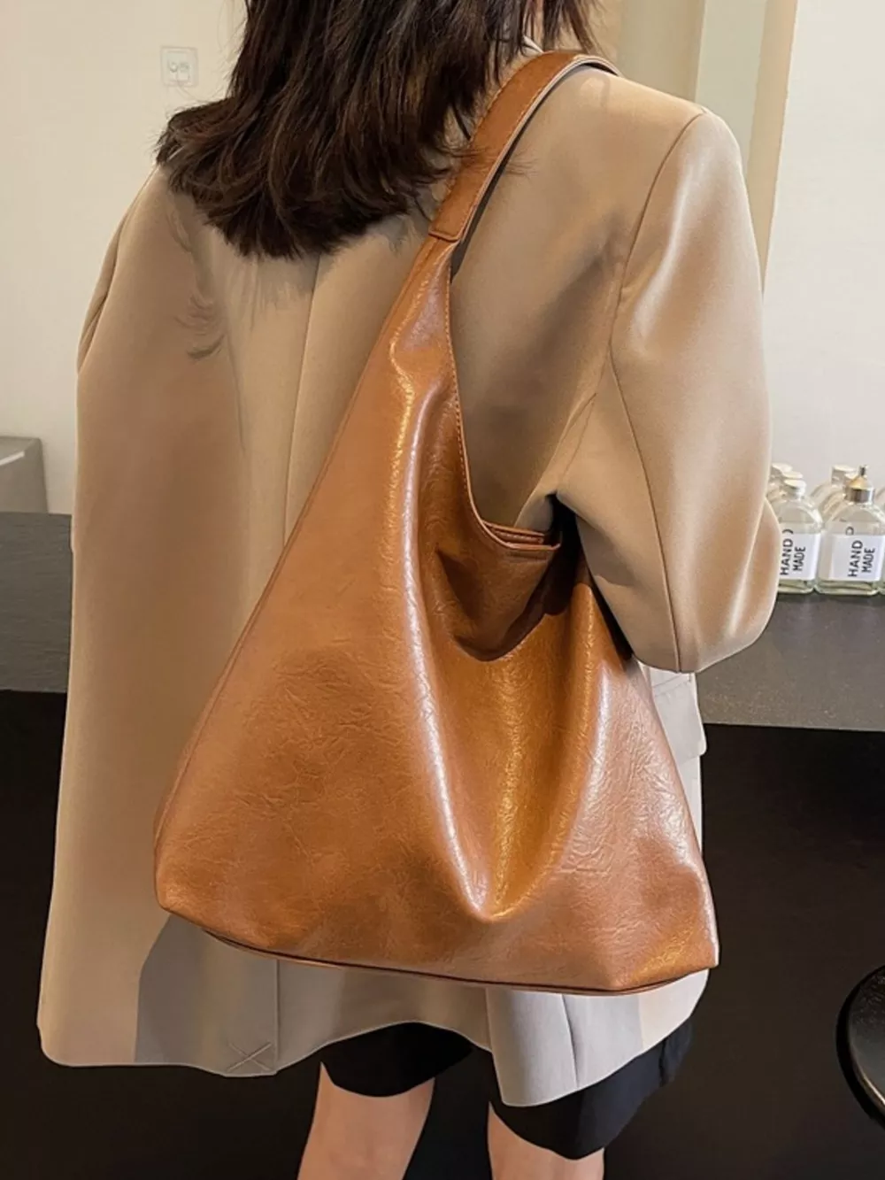 PU Leather Tote Bag, image 5