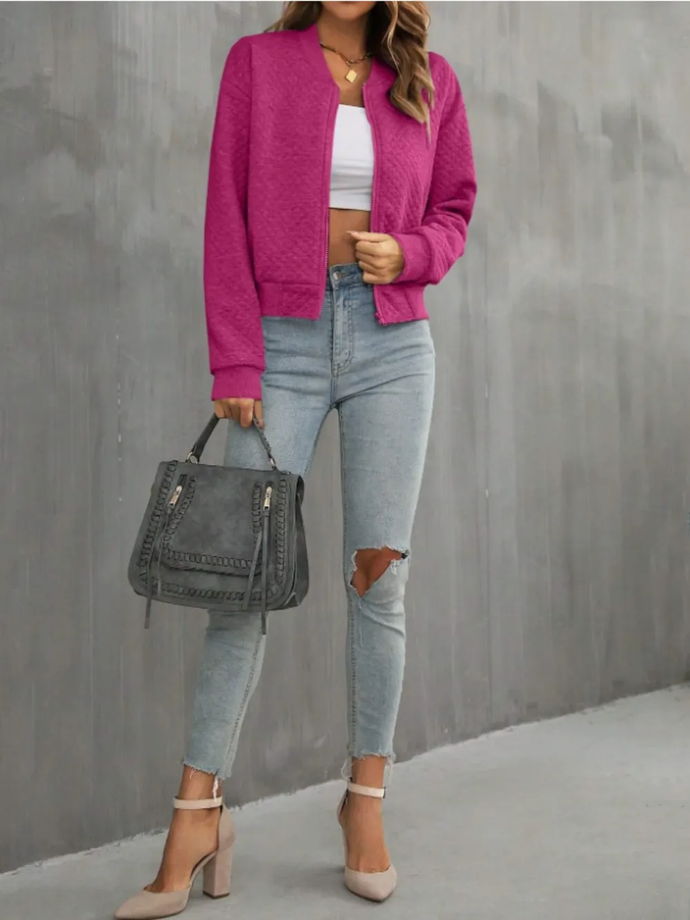 Zip Up Long Sleeve Jacket, image 23
