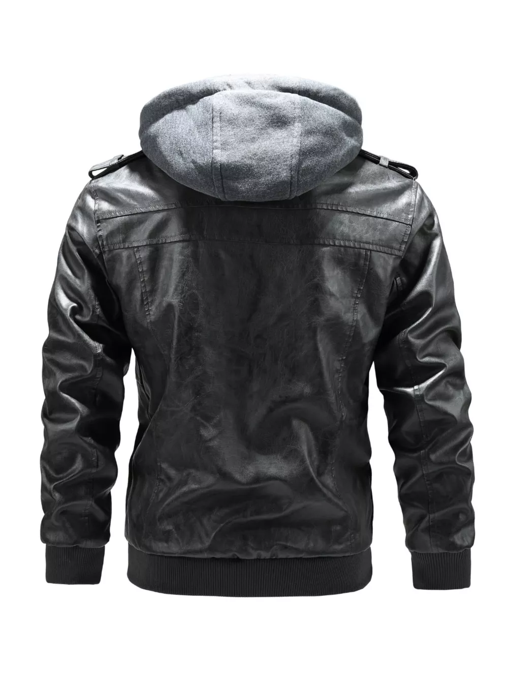 Men's Full Size Zip Up Drawstring Hooded Jacket Plus Size, image 8