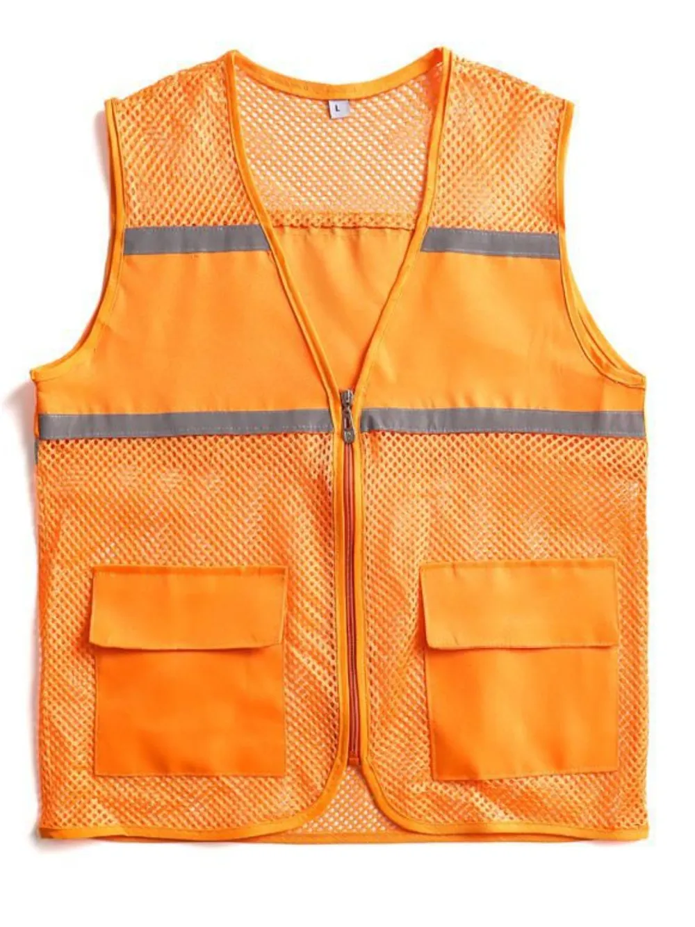 Men's Plus Size Mesh Zip Up Vest, image 4
