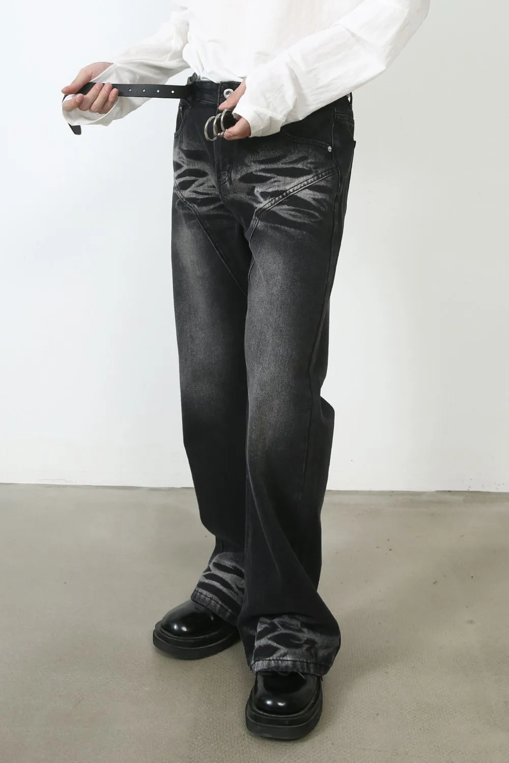 Men's Mid Rise Jeans with Pockets, image 3