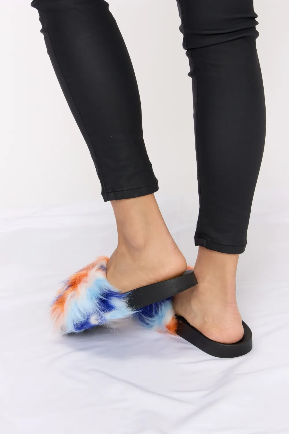 Plush Open-Toe Sandals, image 7