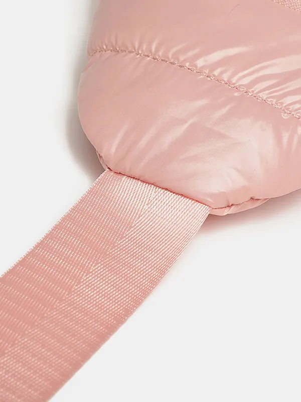 Quilted Adjustable Strap Puffy Sling Bag, image 9