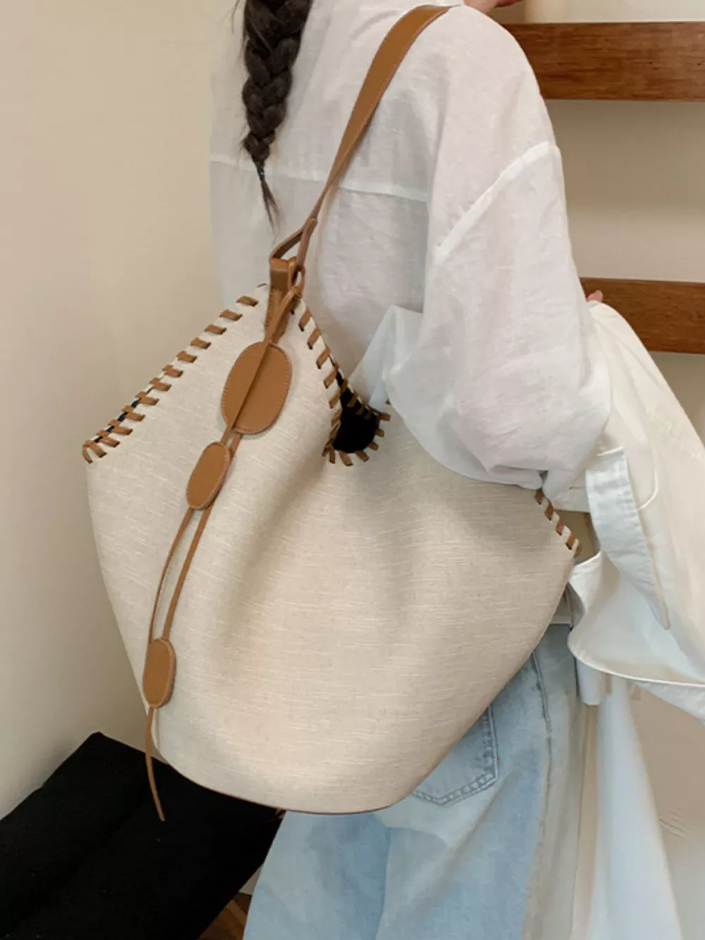 Casual Large Capacity Shoulder Bag, image 7