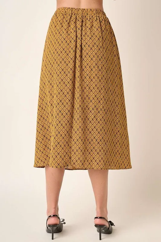Printed Midi Skirt, image 5
